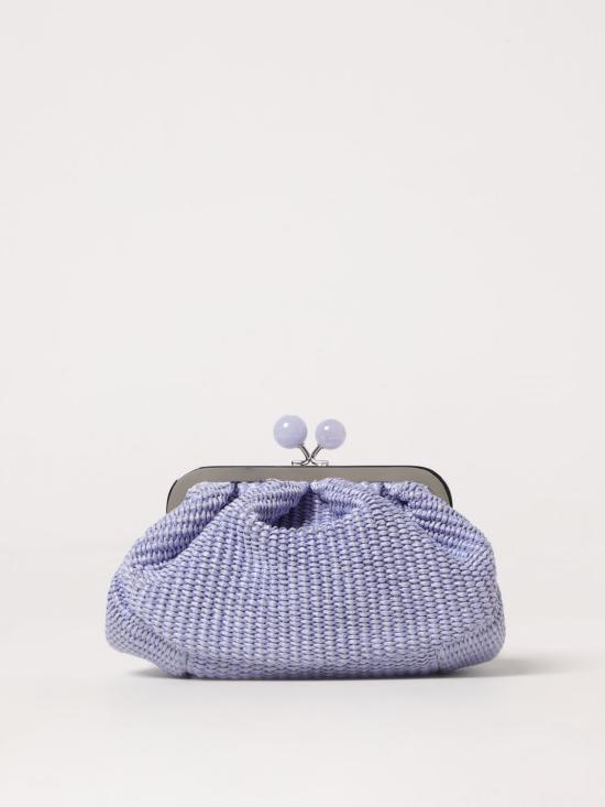 25SS 위켄드막스마라 클러치/파우치 2515511095600 046 Gnawed Blue