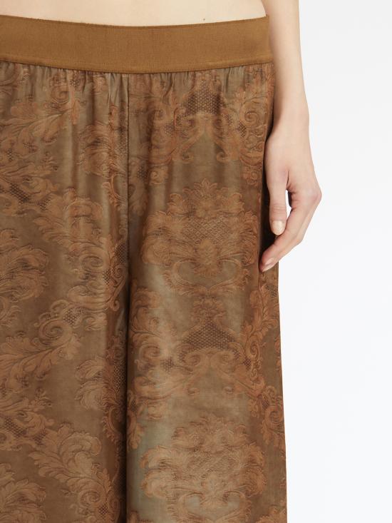 25SS 우마 왕 팔라초 팬츠 LUW3022UW240 Brown - UMA WANG