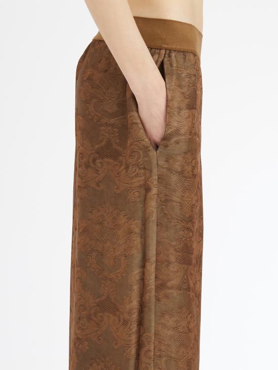 25SS 우마 왕 팔라초 팬츠 LUW3022UW240 Brown - UMA WANG