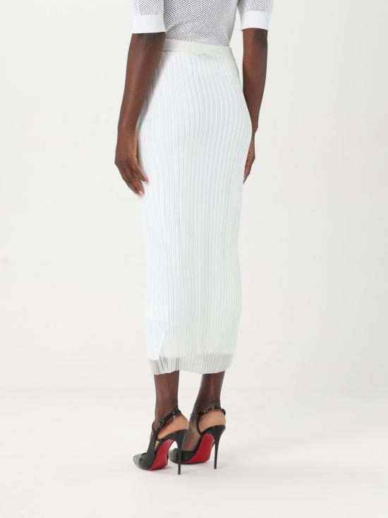 25SS 스포트막스 롱 스커트 2512391053600 001 White - SPORTMAX