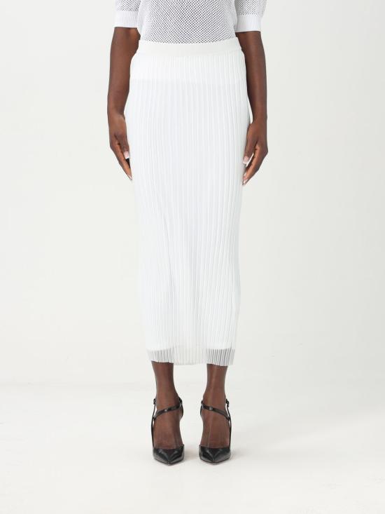 25SS 스포트막스 롱 스커트 2512391053600 001 White