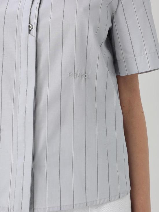 25FW 핑코 블라우스 104779A2FH IZZ White 1 - PINKO