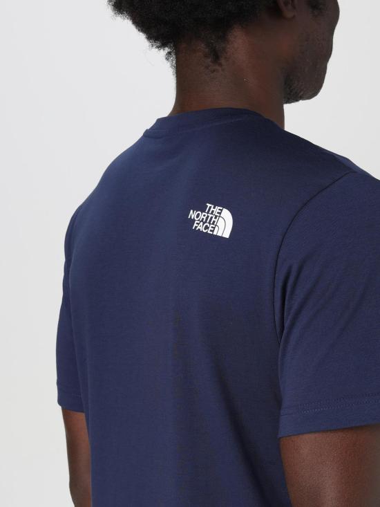 25FW 노스페이스 반팔 티셔츠 NF0A8A6C 8K21 Navy - NORTH FACE