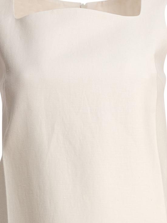 25SS 샌드베이지 미디 원피스 SBB2OP13ACIVORY White - SANDBEIGE