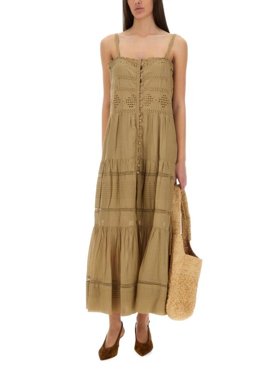 25SS 이자벨마랑에뚜왈 롱 원피스 RO0708FA C1J15E67LK GREEN - ISABEL MARANT ETOILE