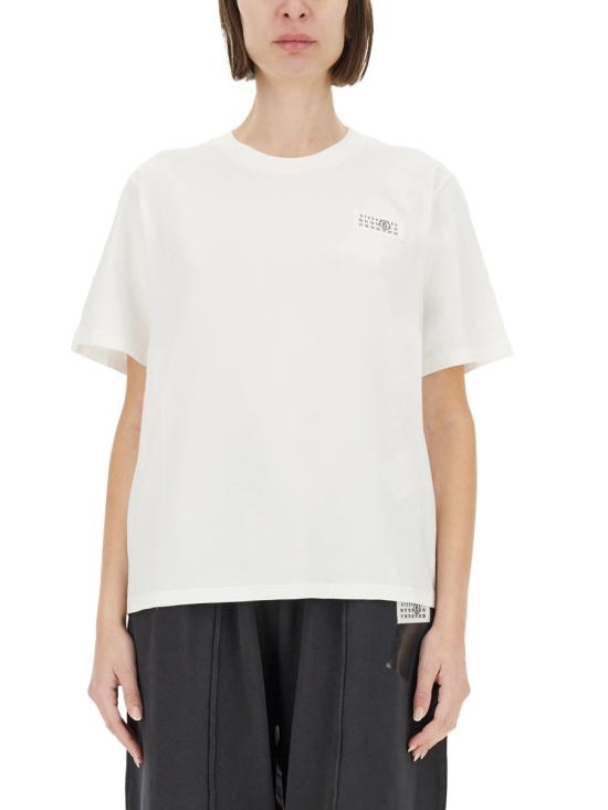 25SS MM6 메종마르지엘라 반팔 티셔츠 S52GC0336 M20048101 WHITE