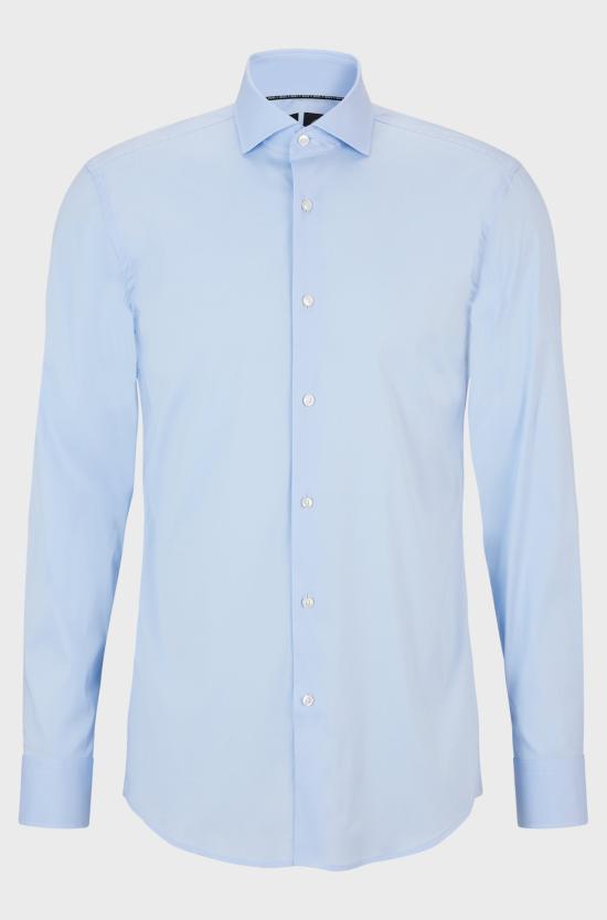 25FW 보스 긴팔 셔츠 50479915 10151300 03 450 Light pastel blue