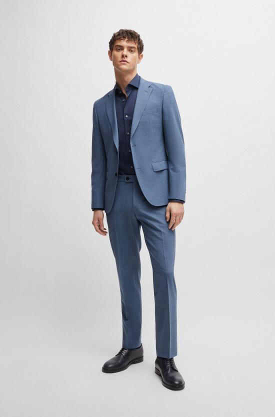 25FW 보스 긴팔 셔츠 50479915 10151300 03 410 Blue - BOSS