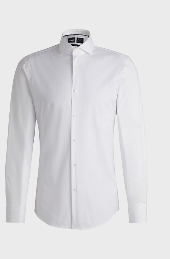 25FW 보스 긴팔 셔츠 50479915 10151300 03 100 White