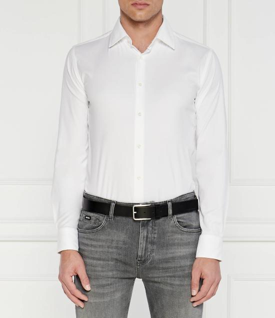 25SS 보스 긴팔 셔츠 50503356 10241343 02 100 White
