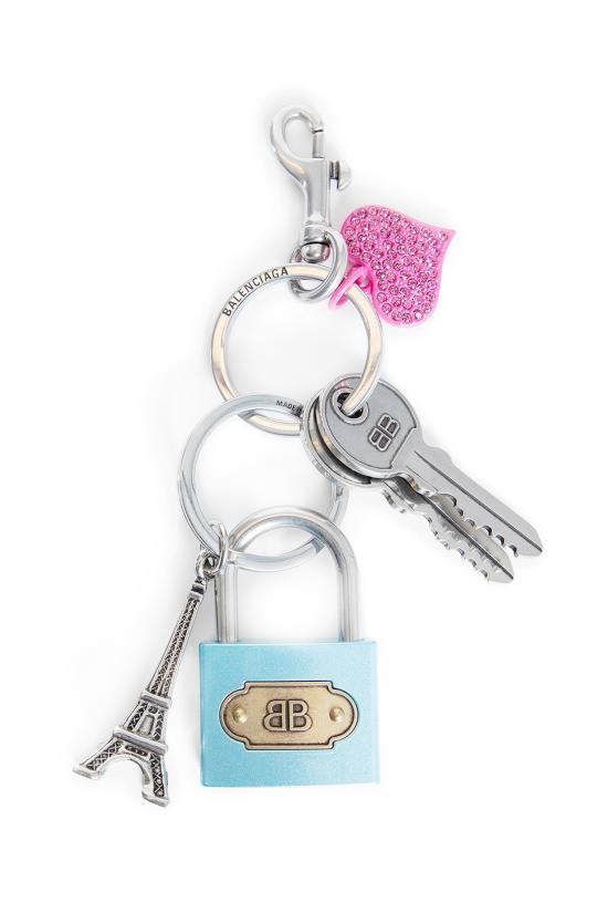  발렌시아가 키링 8289992ABS48486 Silver - BALENCIAGA