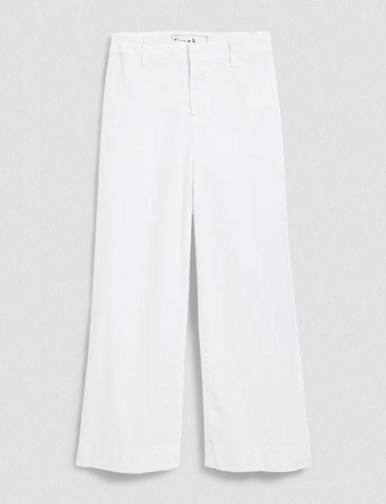  프랭크 앤 에일린 크롭 팬츠 프랭크 & 아일린 웩스포드 리넨 팬츠 화이트 - FRANK & EILEEN