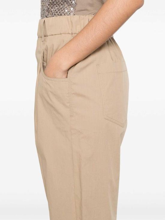  브루넬로 쿠치넬리 스트레이트 팬츠 M0H93P8907C2871 Brown - BRUNELLO CUCINELLI