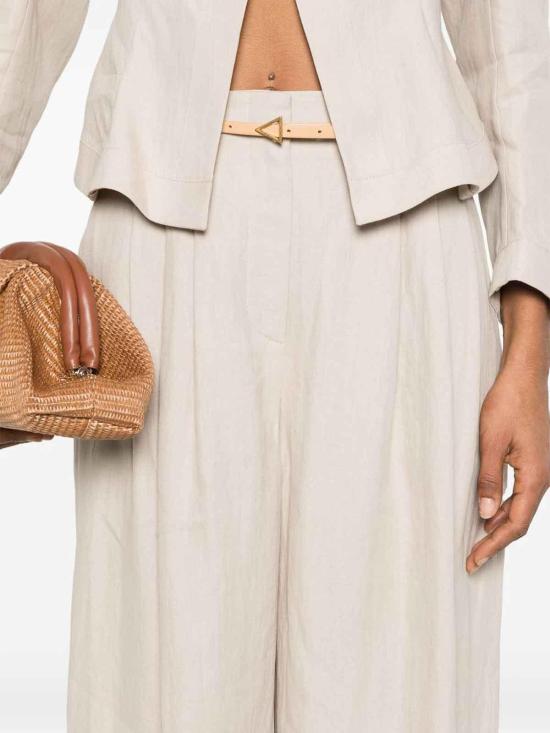 25SS 조르지오 아르마니 스트레이트 팬츠 GW000646TE11126U8048 Beige - GIORGIO ARMANI