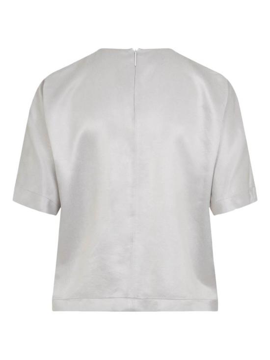  조르지오 아르마니 숏 스커트 GW000790TE13750U8003 Light Grey - GIORGIO ARMANI