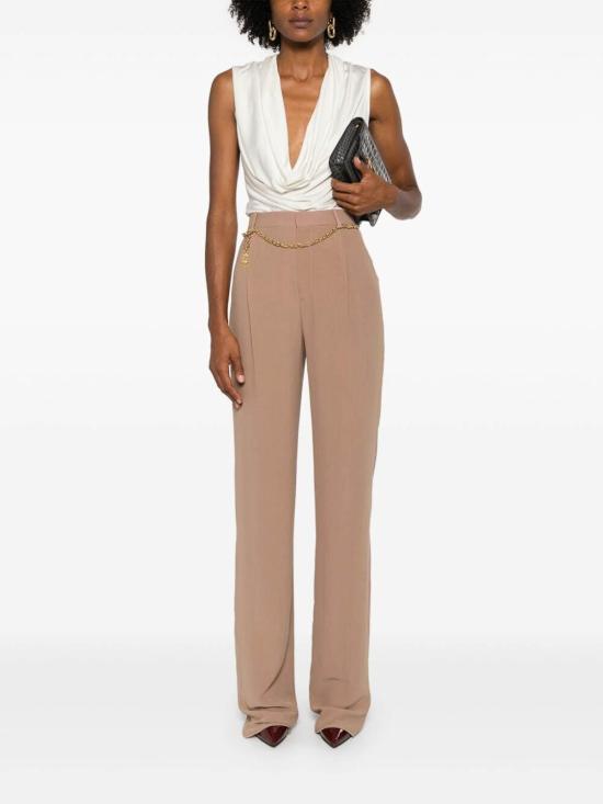  생로랑 팬츠 806809Y7I212141 Beige - SAINT LAURENT