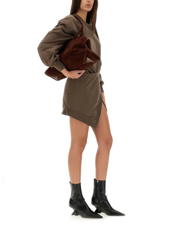 25SS 디 아티코 숏 원피스 250WCA00397 JJF006AA801 BROWN - THE ATTICO