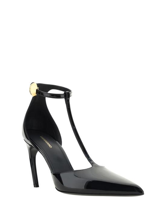  살바토레 페라가모 힐/펌프스 769281001 Black - SALVATORE FERRAGAMO