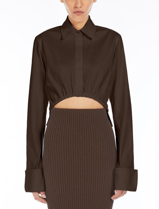 25SS 막스마라 블라우스 2511111243600041 BROWN - MAX MARA