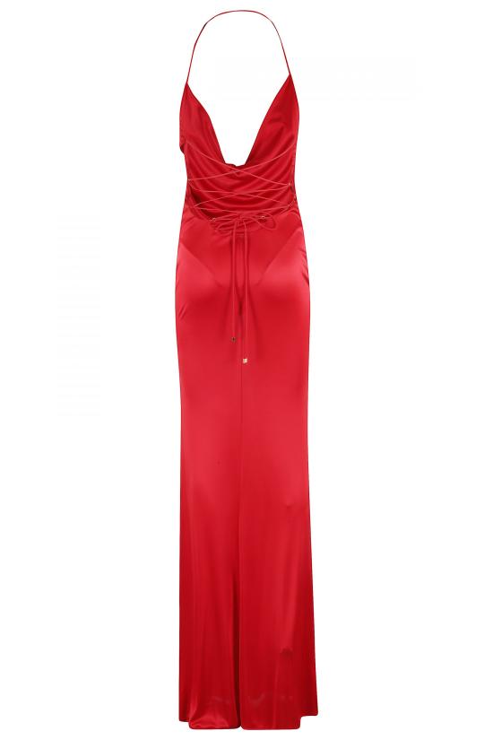 25SS 엘리자베타프랜치 롱 원피스 ABR0652E2 CG5 CG5 red passion Rosso - ELISABETTA FRANCHI