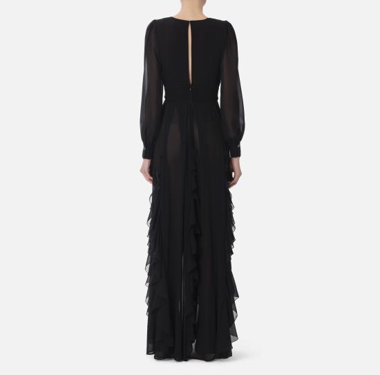 25SS 엘리자베타프랜치 롱 원피스 ABRT252E2 110 110 nero Nero - ELISABETTA FRANCHI