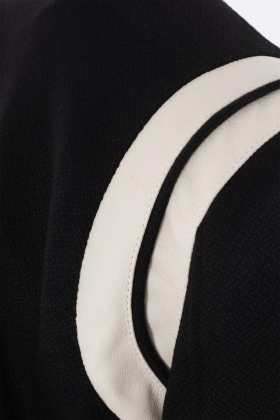 25SS 생로랑 봄버 자켓 354718Y180W1070 BLACK BLANC - SAINT LAURENT