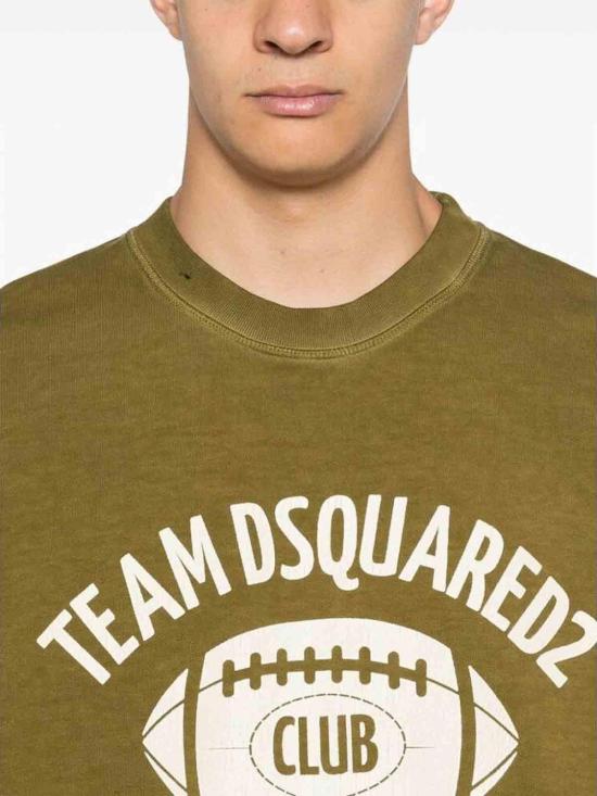 25FW 디스퀘어드2 긴팔 티셔츠 S25030S71GU0693727 Green - DSQUARED2