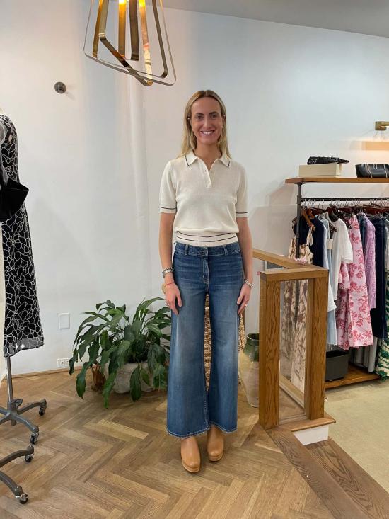  닐리로탄 데님 팬츠 닐리 로탄 메건 진 클래식 워시 - NILI LOTAN