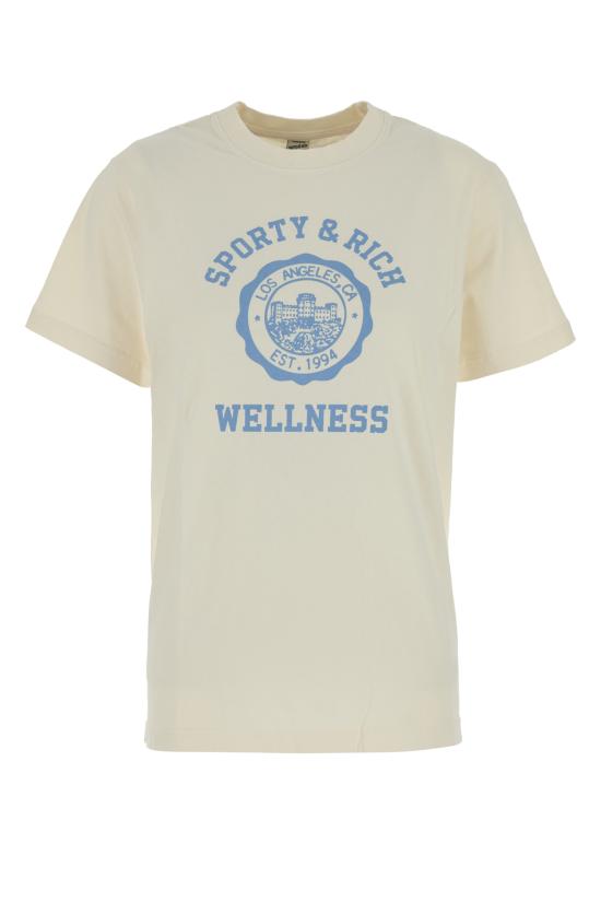 25SS 스포티앤리치 반팔 티셔츠 TO042S416EC COCONUT