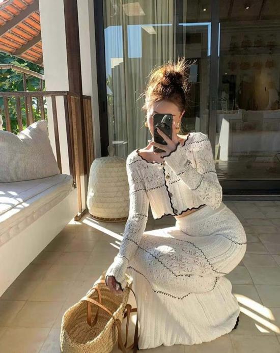  더 엔케이씨 스토어 가디건 Nkc Store 클라리사 니트 카디건 화이트/블랙 - The NKC Store