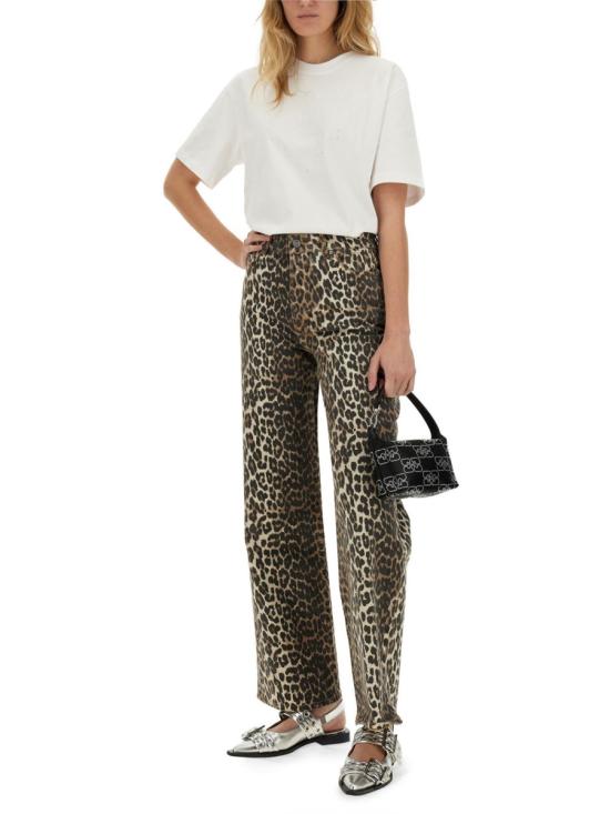 25SS 가니 데님 팬츠 J1527 943 ANIMALIER - GANNI