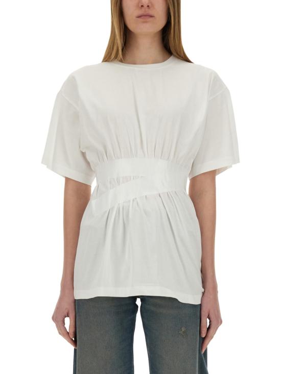 25SS MM6 메종마르지엘라 반팔 티셔츠 S52GC0335 M20048101 WHITE