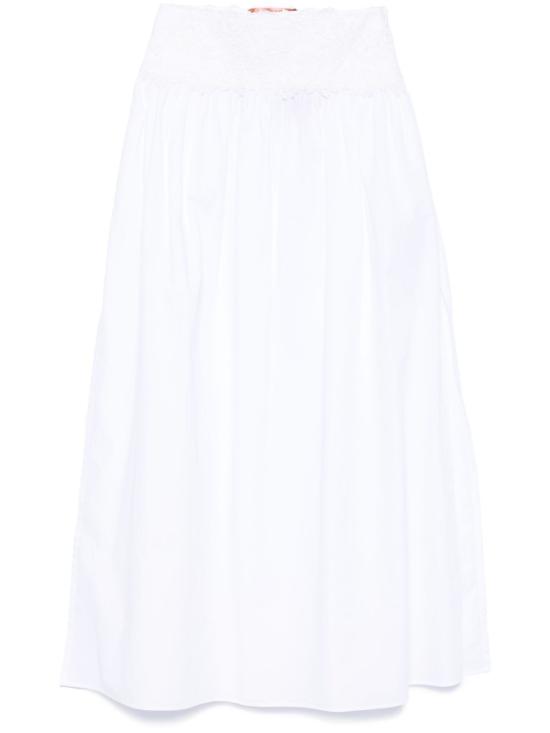 25SS 에르마노 설비노 미디 스커트 D464O605 OVZ10601 White