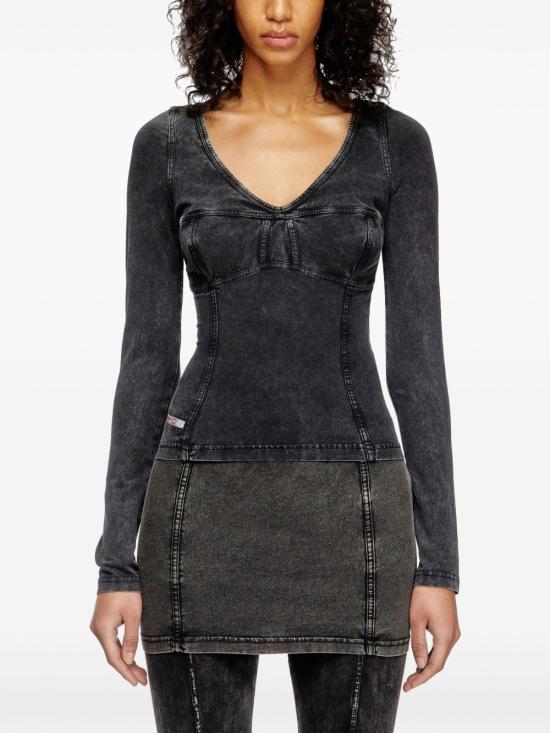 25SS 디젤 스웨터 A16595 0NJBJ02A Black - DIESEL