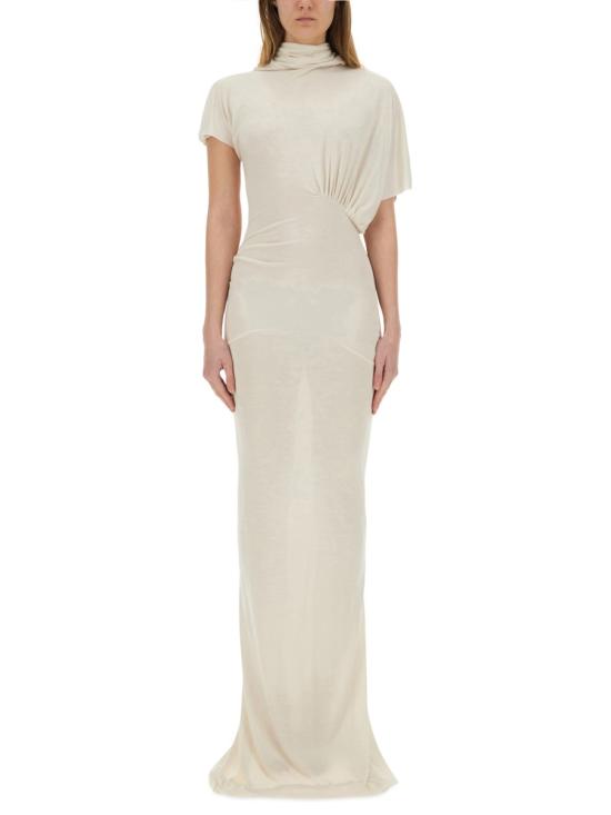 25SS 릭 오웬스 롱 원피스 LI01E4515 RV28 IVORY
