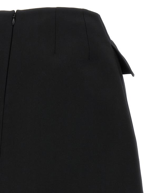 25SS 알렉산더 맥퀸 숏 스커트 824715QJADK1000 Black - ALEXANDER MCQUEEN