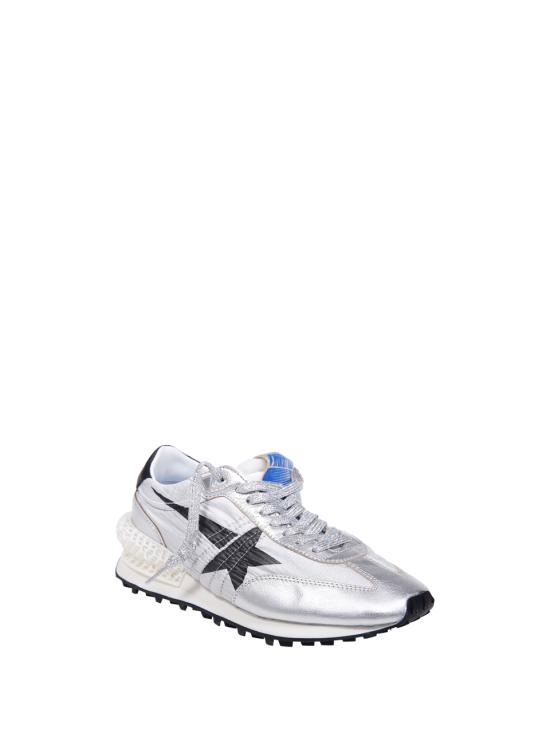 26SS 골든구스 플랫 슈즈 GWF00684F00566760246 SILVER BLACK DOM - GOLDEN GOOSE