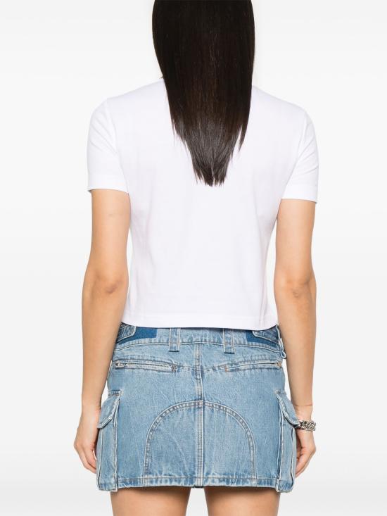 25SS 베르사체 폴로 티셔츠 78HAGT00CJ01TG03 WHITE GOLD DOM - VERSACE