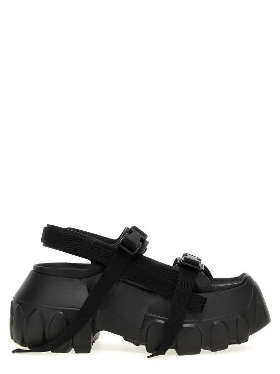 25SS 릭 오웬스 샌들 RU01E5866LOO99 Black