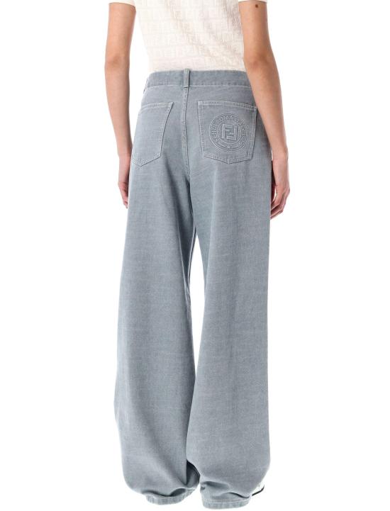 25SS 펜디 데님 팬츠 FLP863ASMB F1RX3 LIGHT BLUE - FENDI