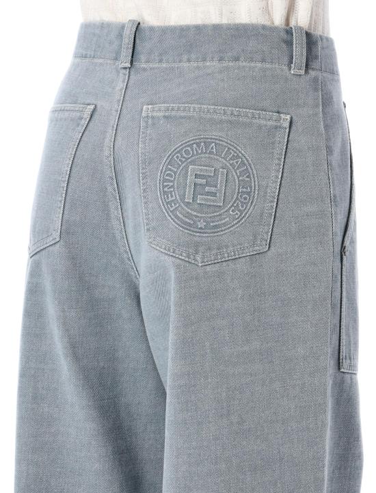 25SS 펜디 데님 팬츠 FLP863ASMB F1RX3 LIGHT BLUE - FENDI