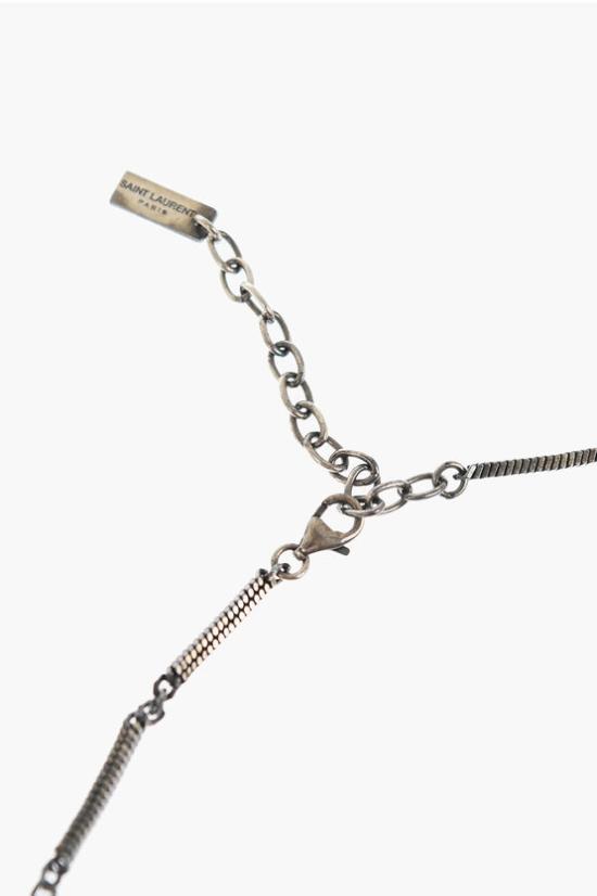  생로랑 네크리스 606787Y1500 8142 Silver - SAINT LAURENT