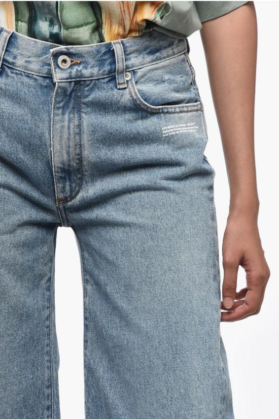  오프화이트 데님 팬츠 OWYA007 773077 8700 Light blue - OFF WHITE