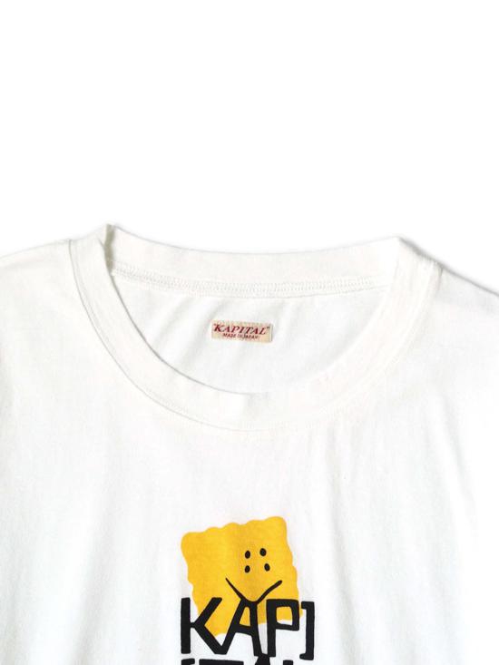  캐피탈 긴팔 티셔츠 카피탈 20/ 저지 크루 롱슬리브 티셔츠 (페키쉬 캡) 롱슬리브 티셔츠 - KAPITAL