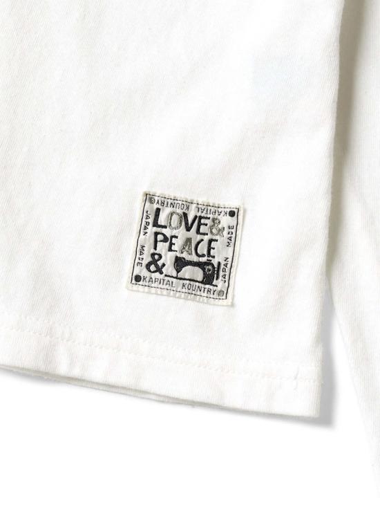  캐피탈 긴팔 티셔츠 카피탈 20/ 저지 크루 롱슬리브 티셔츠 (페키쉬 캡) 롱슬리브 티셔츠 - KAPITAL