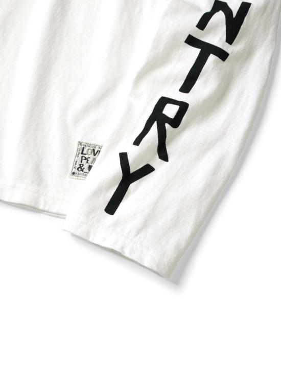  캐피탈 긴팔 티셔츠 카피탈 20/ 저지 크루 롱슬리브 티셔츠 (페키쉬 캡) 롱슬리브 티셔츠 - KAPITAL