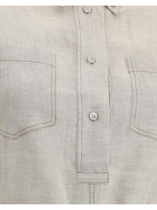 25SS 브루넬로 쿠치넬리 원피스 MM633AHA92 C200 BEIGE - BRUNELLO CUCINELLI