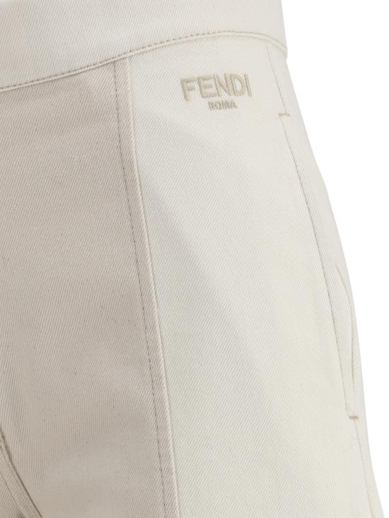 25SS 펜디 데님 팬츠 FLP852AT20 F08QQ CREAM - FENDI