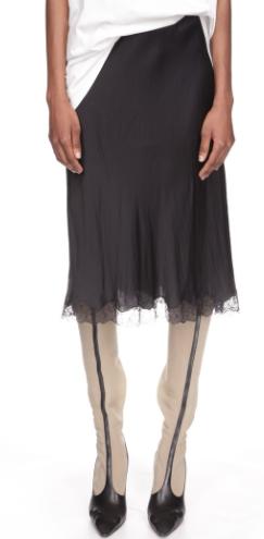 25SS 더로우 스커트 8661W3786 BLK