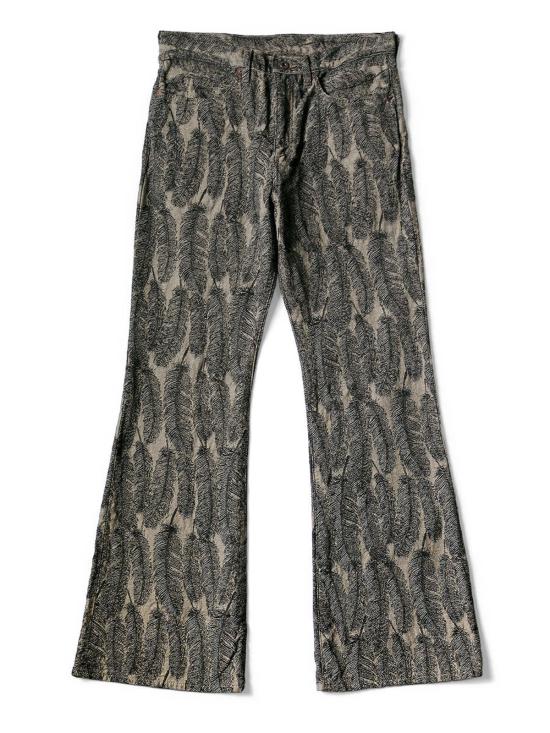  캐피탈 데님 팬츠 12온스 맥파이 데님 5P 오카벨보 진 블랙 베이지